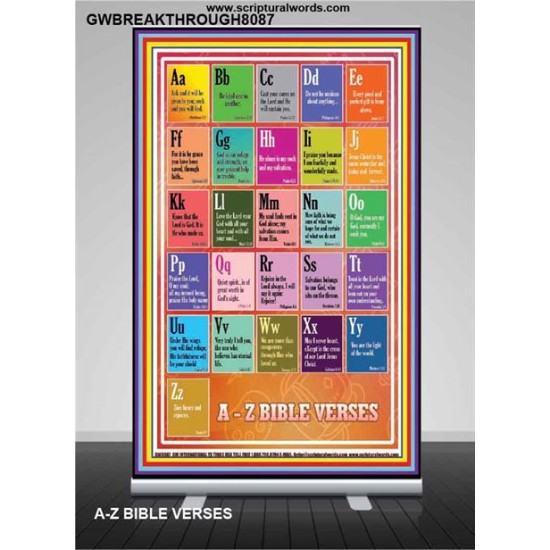 A-Z BIBLE VERSES   Christian Quotes Frame   (GWBREAKTHROUGH8087)   