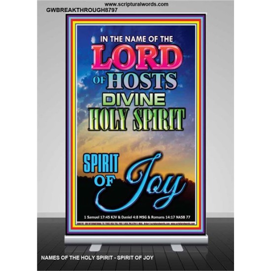 THE SPIRIT OF JOY   Bible Verse Acrylic Glass Frame   (GWBREAKTHROUGH8797)   