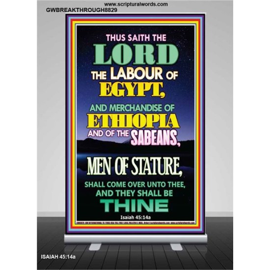 THEY SHALL BE THINE   Framed Restroom Wall Decoration   (GWBREAKTHROUGH8829)   