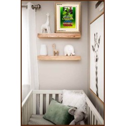 ABIDE WITH GOD   Large Frame Scripture Wall Art   (GWCOV1926)   
