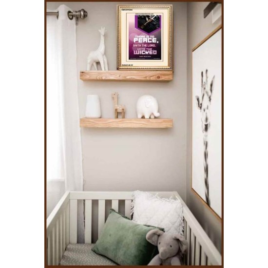 THERE IS NO PEACE    Framed Bedroom Wall Decoration   (GWCOV5304)   