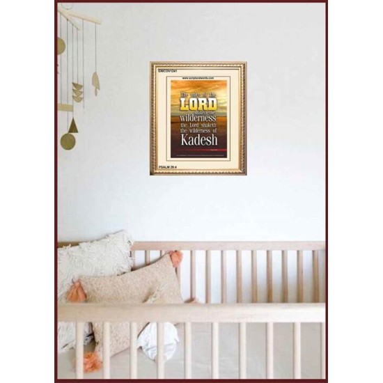 VOICE OF THE LORD IS POWERFUL   Scripture Wall Art   (GWCOV1241)   