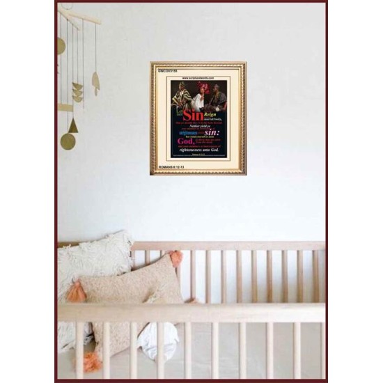 YIELD YOURSELVES UNTO GOD   Bible Scriptures on Love Acrylic Glass Frame   (GWCOV3155)   