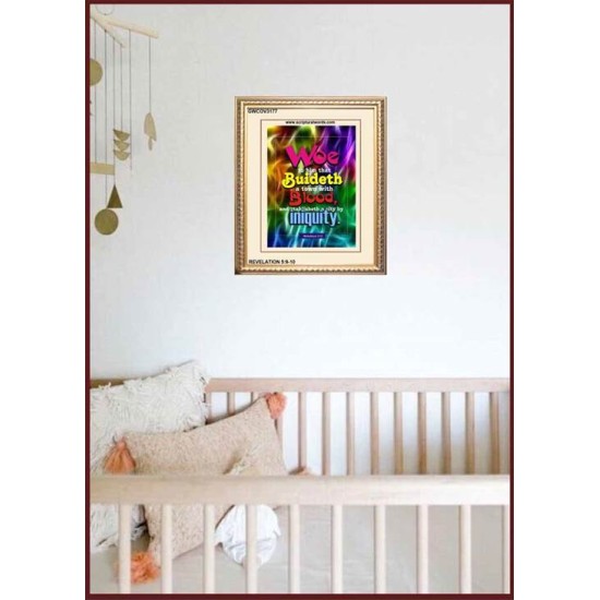 WOE    Bible Verses  Picture Frame Gift   (GWCOV3177)   