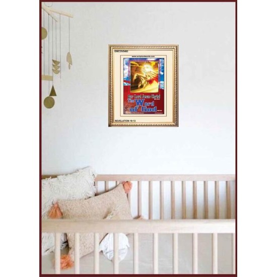 THE WORD OF GOD   Framed Religious Wall Art    (GWCOV5493)   