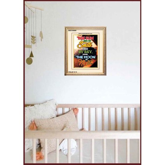 THE SUN SHALL NOT SMITE THEE   Biblical Paintings Acrylic Glass Frame   (GWCOV6656)   