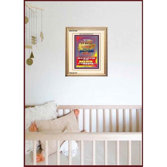 WORD OF THE LORD   Framed Hallway Wall Decoration   (GWCOV7384)   