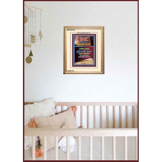 WORDS OF GOD   Bible Verse Picture Frame Gift   (GWCOV7724)   