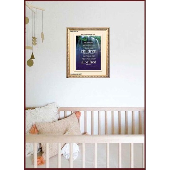 WE ARE THE CHILDREN OF GOD   Scriptural Portrait Acrylic Glass Frame   (GWCOV830)   