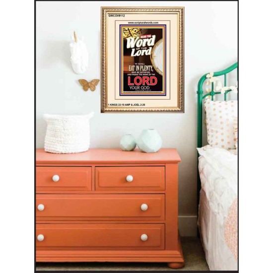 THE WORD OF THE LORD   Bible Verses  Picture Frame Gift   (GWCOV9112)   