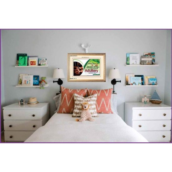 ADULTERY   Framed Bedroom Wall Decoration   (GWCOV5474)   