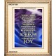 YOUR SORROW SHALL BE TURNED INTO JOY   Framed Scripture Art   (GWCOV1309)   