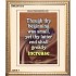 THY LATTER END SHALL GREATLY INCREASE   Framed Bible Verse   (GWCOV1313)   "18x23"