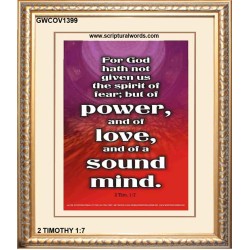A SOUND MIND   Christian Paintings Frame   (GWCOV1399)   