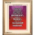 A SOUND MIND   Christian Paintings Frame   (GWCOV1399)   "18x23"