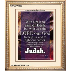 ARM OF FLESH?   Bible Verse Acrylic Glass Frame   (GWCOV1509)   