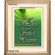 THY WORD IS SETTLED IN HEAVEN   Acrylic Glass Framed Bible Verse   (GWCOV1591)   