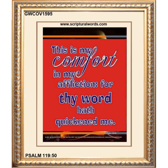 THIS IS MY COMFORT   Contemporary Christian poster   (GWCOV1595)   