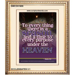 THERE IS A SEASON   Bible Verses  Picture Frame Gift   (GWCOV1655)   