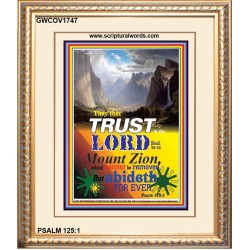 BE AS MOUNT ZION   Modern Christian Wall Dcor   (GWCOV1747)   "18x23"