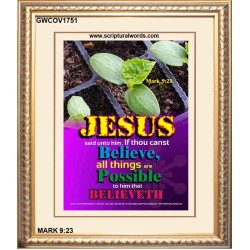 ALL THINGS ARE POSSIBLE   Modern Christian Wall Dcor Frame   (GWCOV1751)   