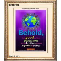 TOGETHER IN UNITY   Religious Art Frame   (GWCOV1772)   