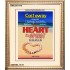 A NEW HEART AND A NEW SPIRIT   Scriptural Portrait Acrylic Glass Frame   (GWCOV1775)   "18x23"