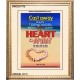 A NEW HEART AND A NEW SPIRIT   Scriptural Portrait Acrylic Glass Frame   (GWCOV1775)   