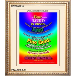 THERE IS A GREAT REWARD   Bible Verses  Picture Frame Gift   (GWCOV1916)   