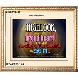 A PROUD HEART   Frame Biblical Paintings   (GWCOV2052)   