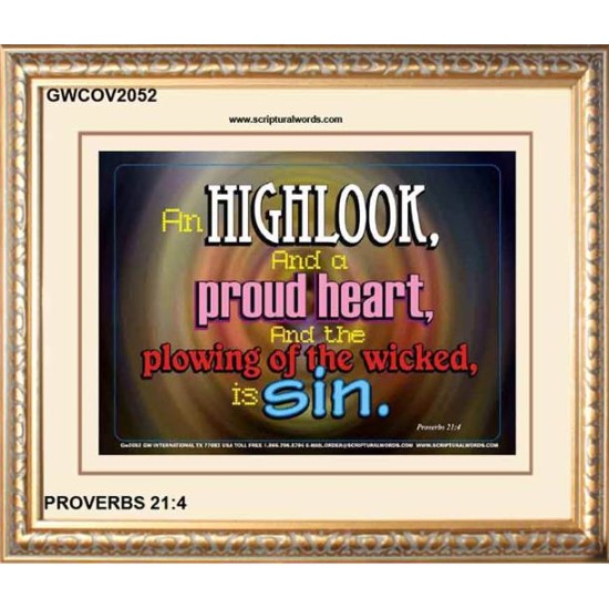 A PROUD HEART   Frame Biblical Paintings   (GWCOV2052)   