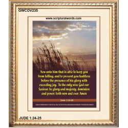 TO THE ONLY WISE GOD   Picture Frame   (GWCOV235)   