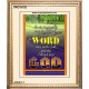 THE WORD WAS GOD   Inspirational Wall Art Wooden Frame   (GWCOV252)   