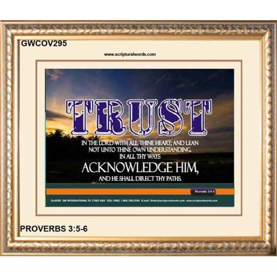 TRUST IN THE LORD   Modern Wall Art   (GWCOV295)   