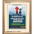 VICTORY THROUGH OUR LORD JESUS CHRIST   Encouraging Bible Verses Framed   (GWCOV3238)   "18x23"