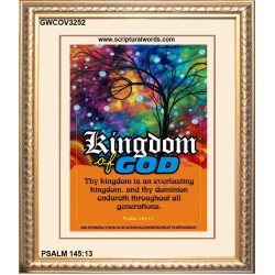 AN EVERLASTING KINGDOM   Framed Bible Verse   (GWCOV3252)   