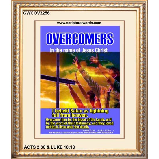WORD OF THEIR TESTIMONY   Contemporary Christian Poster   (GWCOV3256)   