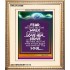 WITH ALL THY HEART   Scriptural Portrait Acrylic Glass Frame   (GWCOV3306B)   "18x23"