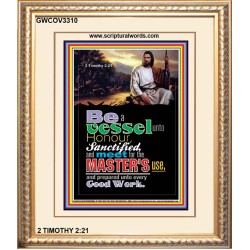 A VESSEL UNTO HONOUR   Bible Verses Poster   (GWCOV3310)   