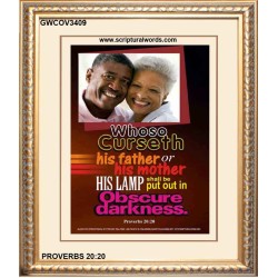 WHOSO CURSETH    Printable Bible Verses to Framed   (GWCOV3409)   "18x23"