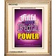 WITH POWER   Frame Bible Verses Online   (GWCOV3422)   