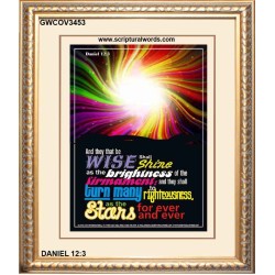 WISE SHALL SHINE AS THE BRIGHTNESS   Framed Scriptural Dcor   (GWCOV3453)   