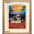 WITH HIS STRIPES   Bible Verses Wall Art Acrylic Glass Frame   (GWCOV3634)   "18x23"