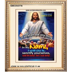ASK ANY THING   Bible Verse Frame for Home   (GWCOV3778)   