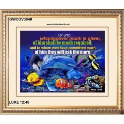 WHAT IS REQUIRED   Christian Paintings   (GWCOV3840)   "23X18"