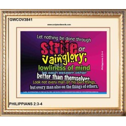 VAIN GLORY   Contemporary Christian Wall Art   (GWCOV3841)   "23X18"