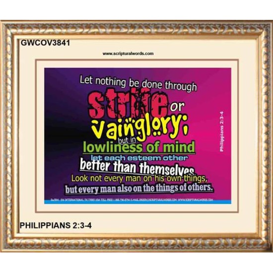 VAIN GLORY   Contemporary Christian Wall Art   (GWCOV3841)   