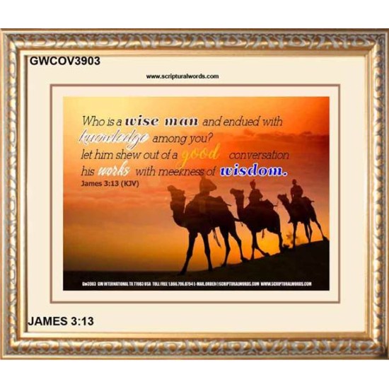 WISDOM   Christian Artwork Frame   (GWCOV3903)   