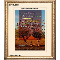 ALL BITTERNESS   Christian Quotes Framed   (GWCOV3905)   