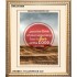 THE TIME OF YOUR SOJOURNING   Frame Bible Verse   (GWCOV3909)   "18x23"